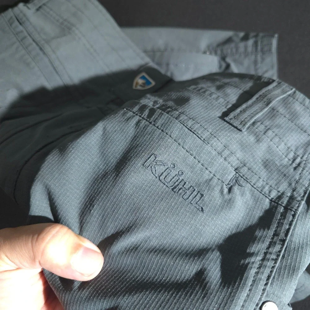 KUHL Renegade Shorts Mens 30 Gray Ripstop Hiking Technical Outdoor Active 10in